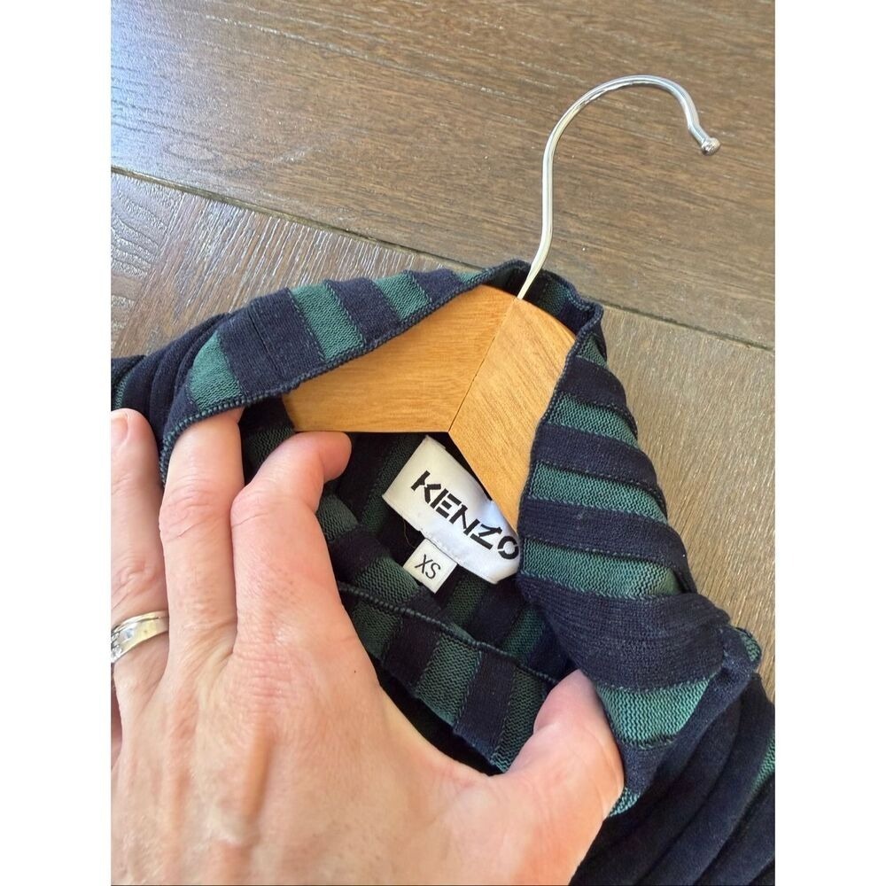 Kenzo Pleated Tank Top‎ and Skirt SET in Green Size XS - Picture 5 of 12